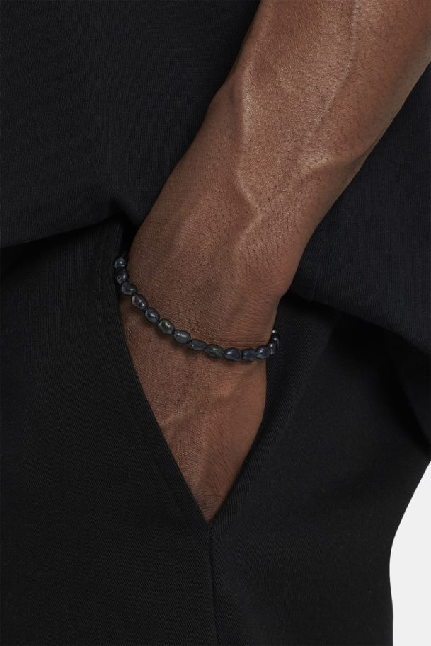 Freshwater Baroque Oil-Slick Pearl Bracelet 7"+2